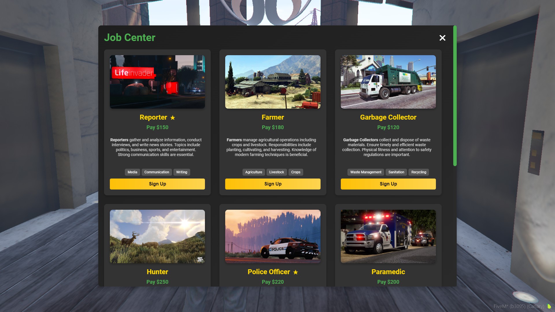 Custom Jobs